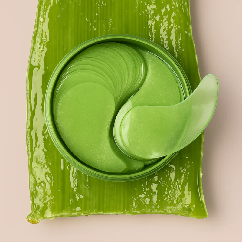 Patchs Anti-Cernes à l'Aloe Vera - Idéal pour cernes, poches et regard fatigué