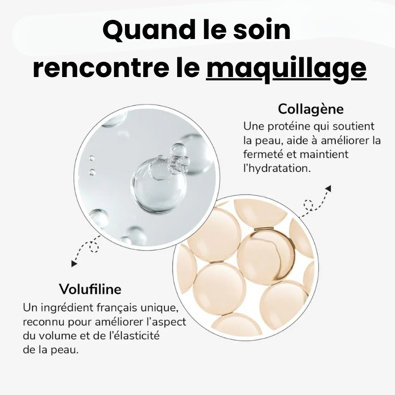 Fond de teint 2-en-1 avec pinceau intégré