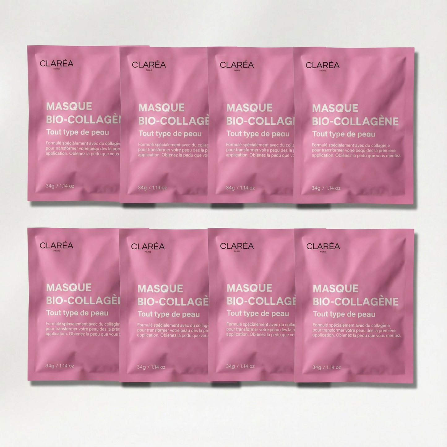 Masques au Bio-Collagène – Hydratation Profonde & Réduction des Ridules