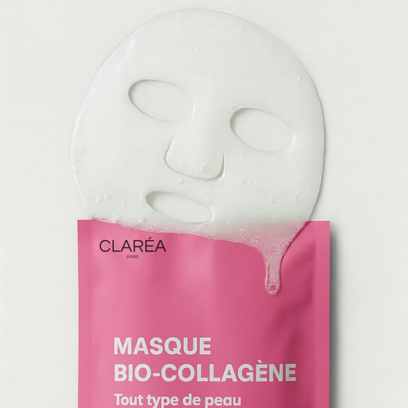 Masques au Bio-Collagène – Hydratation Profonde & Réduction des Ridules